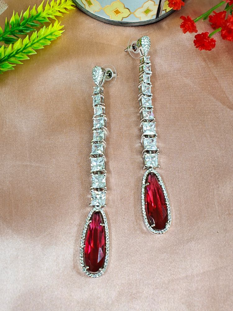 Kendall Red Earrings