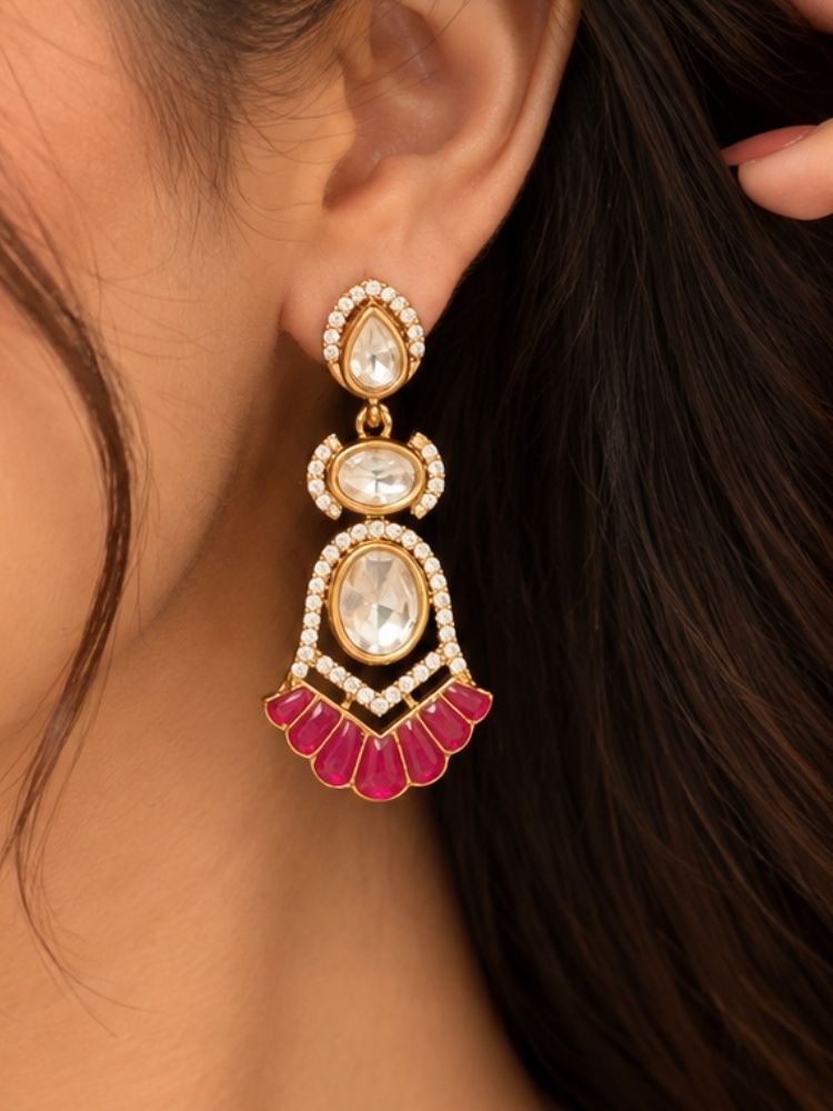 Gemma Ruby Pink Necklace Set