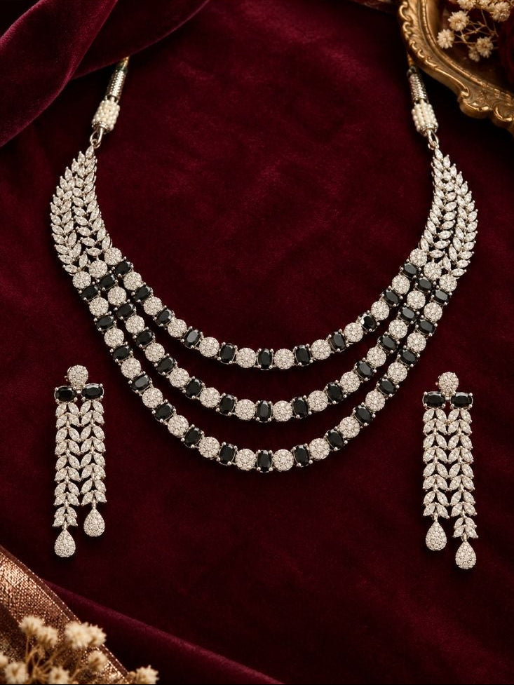 Emberlyn Black Necklace Set