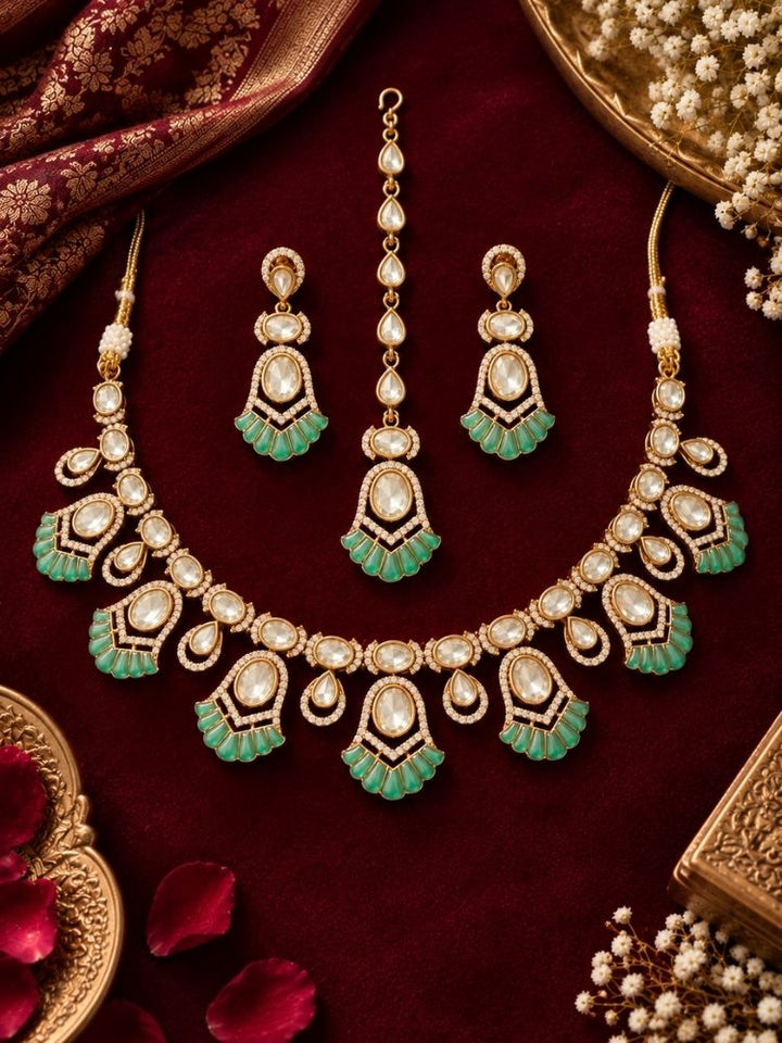 Gemma Mint Green Necklace Set