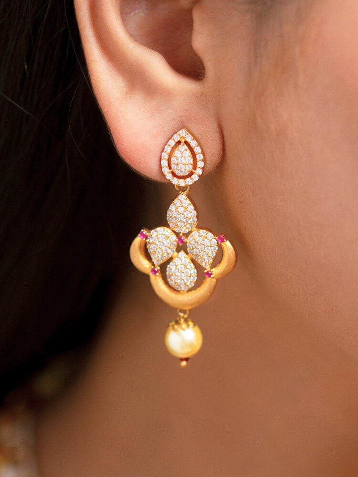 Gold Sakshi Necklace Set