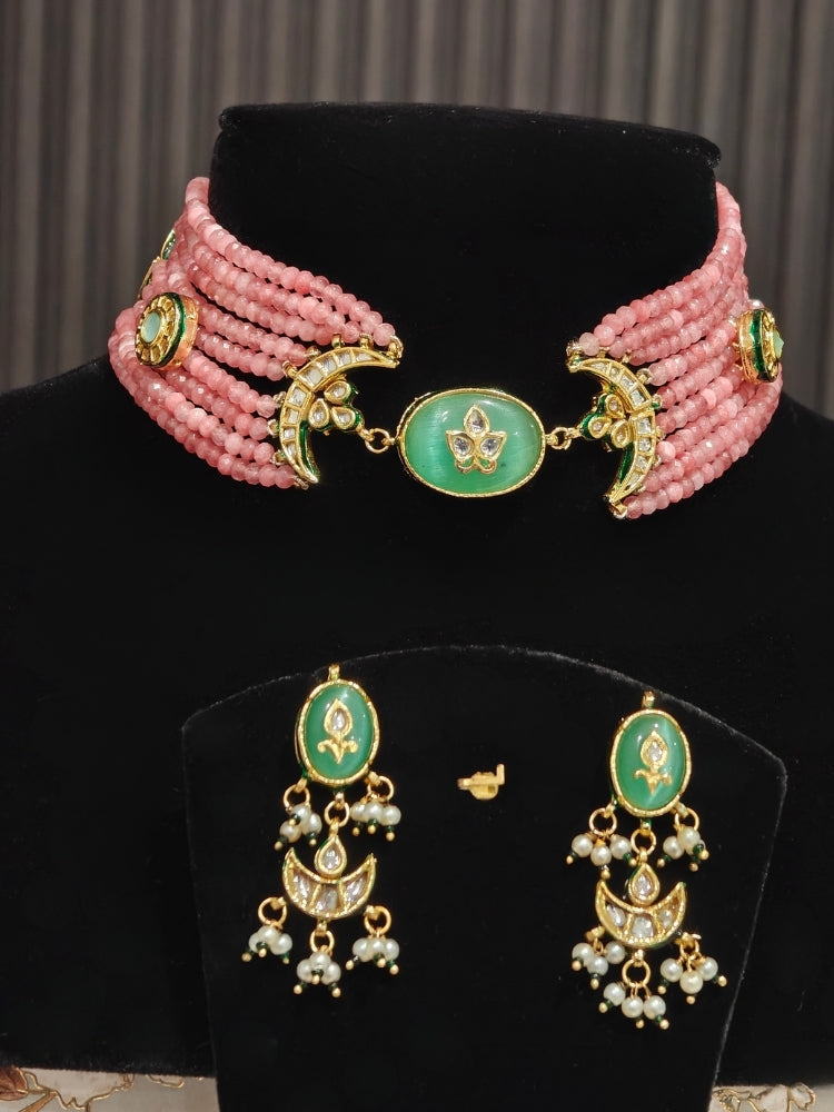 Artemis Necklace Set (Pink)