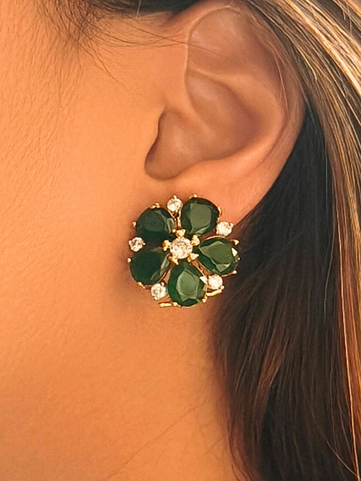 Juniper Dark Green Earrings
