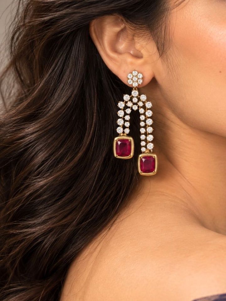Danica Red Necklace Set