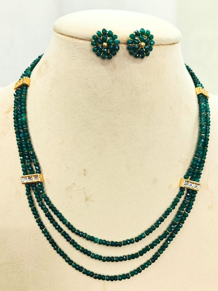 Khushboo Green Necklace Set