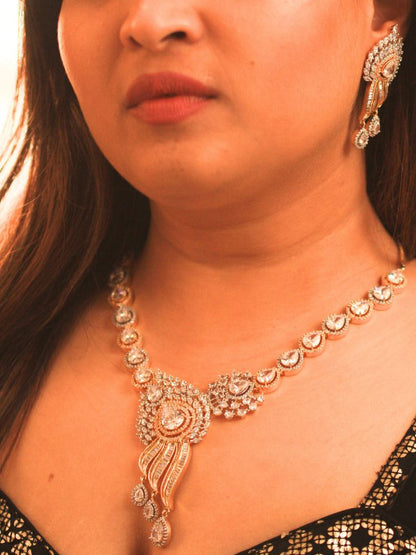 American Diamond Scarlett Necklace Set