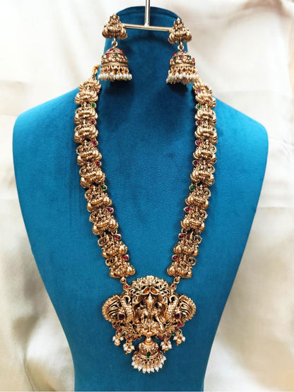 Vibhuti Temple Necklace Set