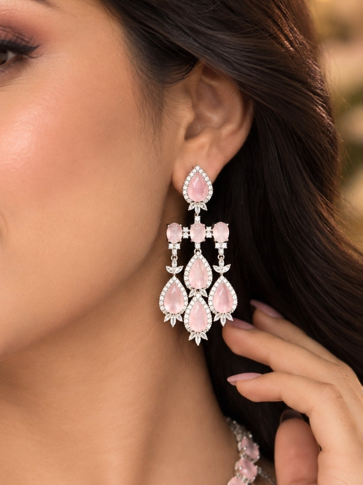 Pemberley Mint Pink Necklace Set