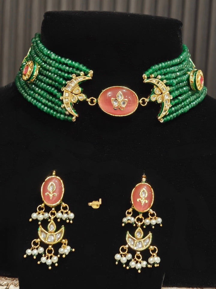 Artemis Necklace Set (Green)
