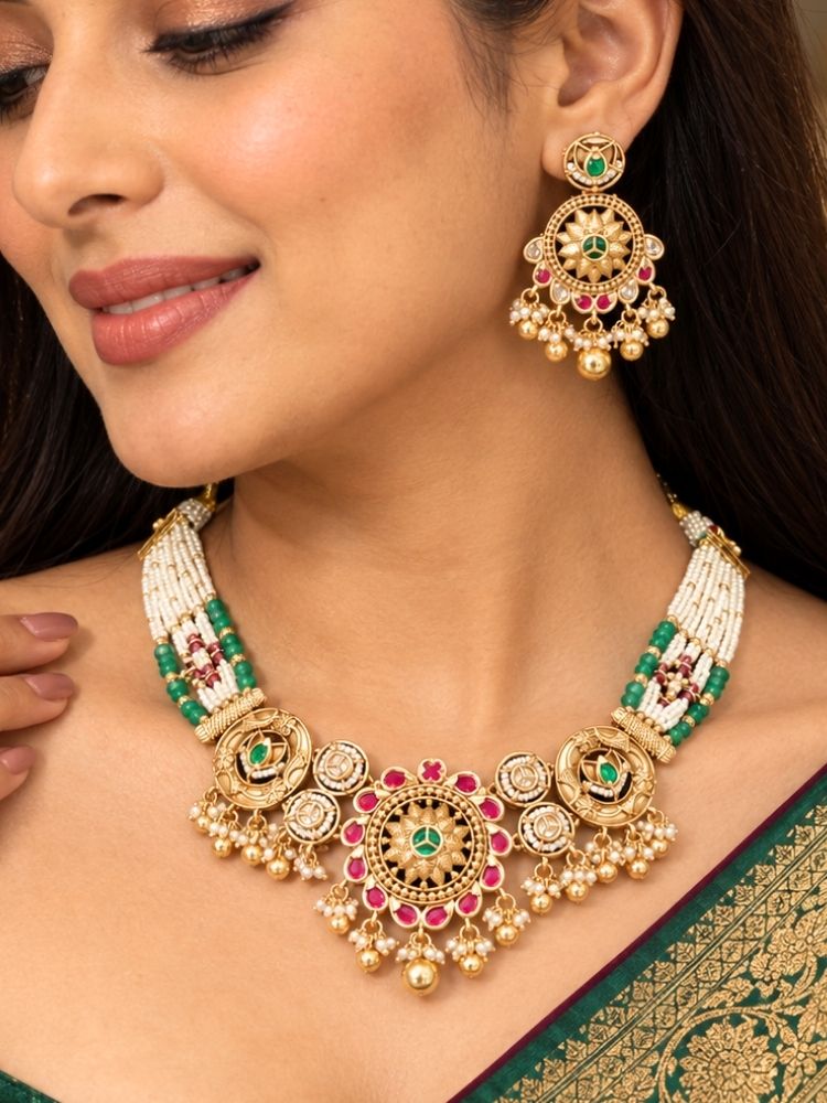 Kesarbai Necklace Set