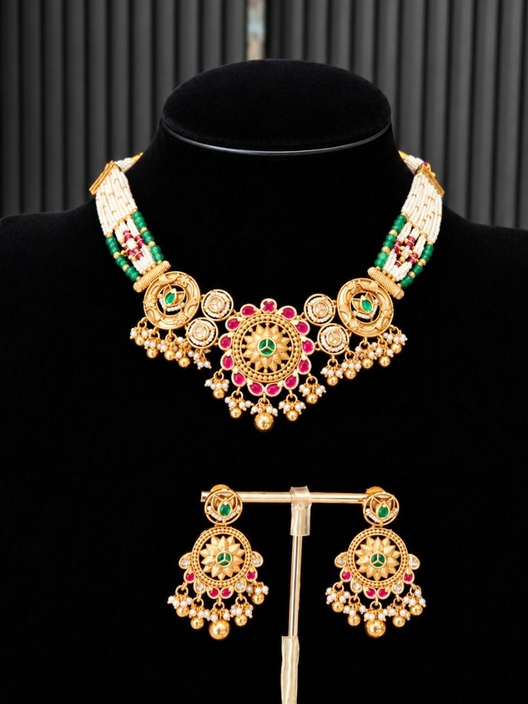 Kesarbai Necklace Set