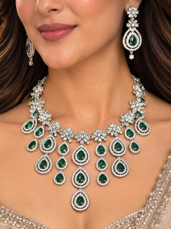 Miranda Green Necklace Set