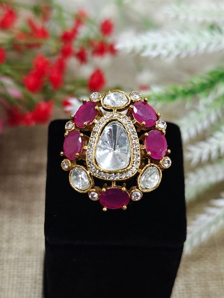 Pink Adhira Ring