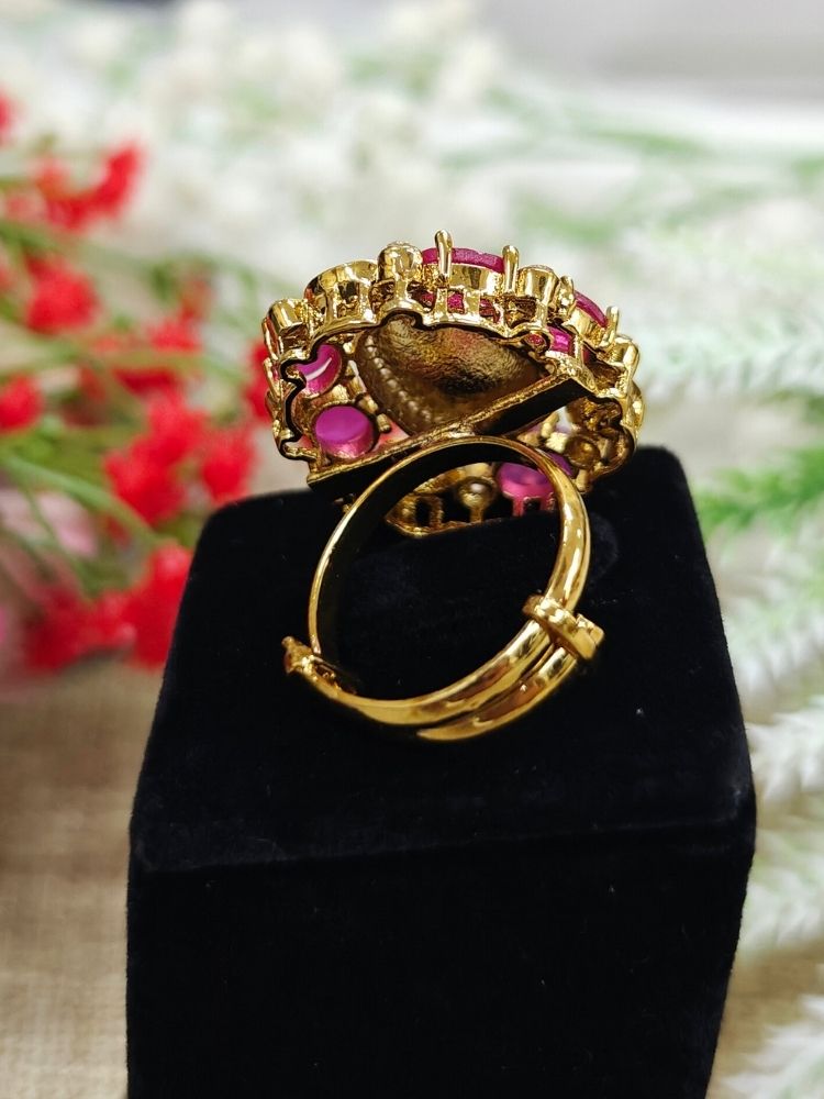 Pink Adhira Ring