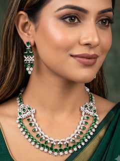 Orla Green Necklace Set
