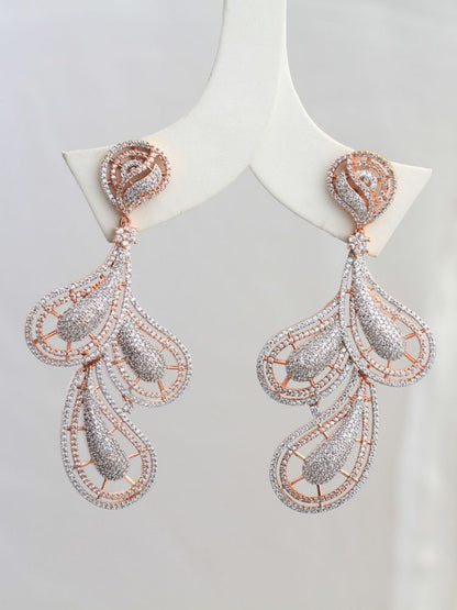 Jessica Pink Long Earrings