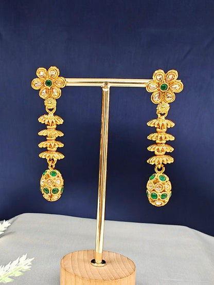 Laxmi Green Earrings