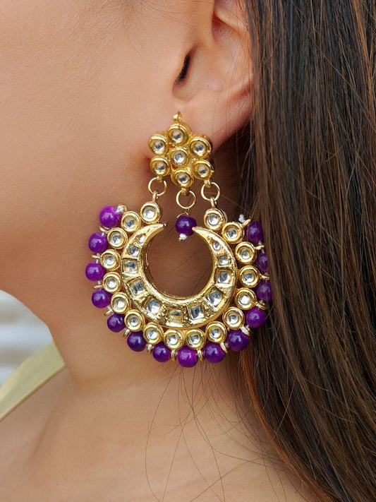 Natalia Purple Earrings