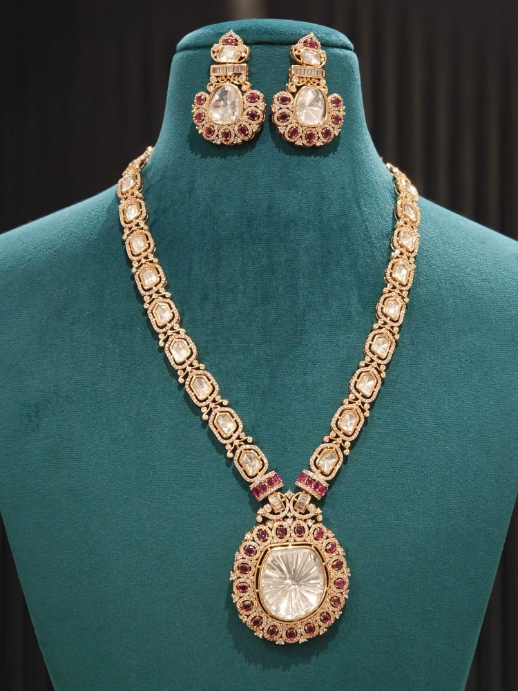Vaira Polki Necklace Set