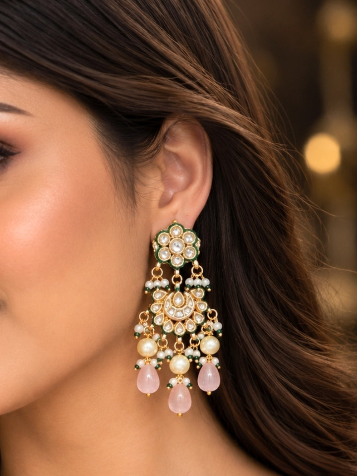 Roshanara Pink Necklace Set