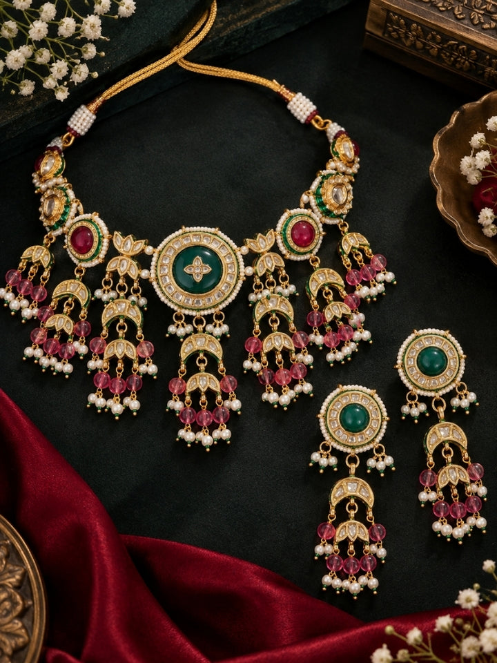 Sukanya Necklace Set (Green)