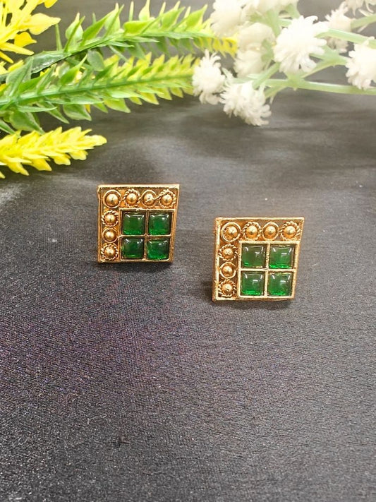 Green Vanita Earrings