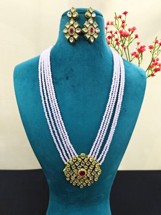 Anupama Mint Pink Necklace Set