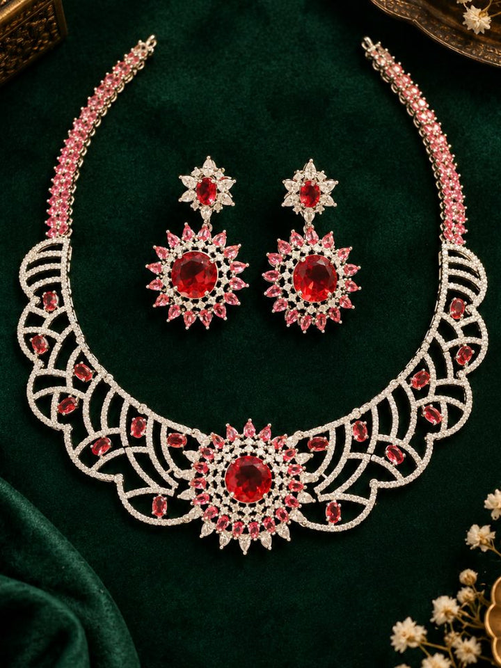 Cerise Necklace Set
