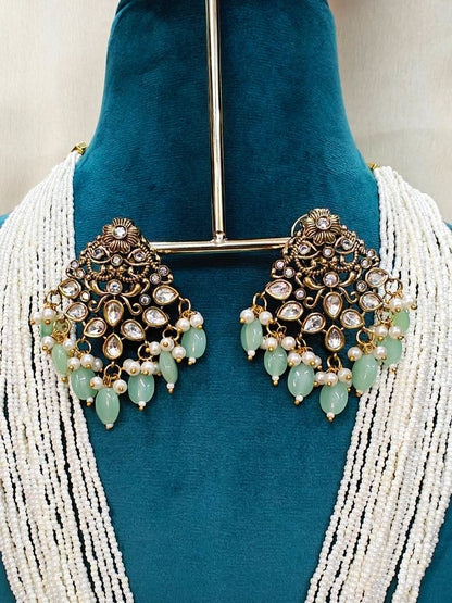 Mint Green Rama Necklace Set