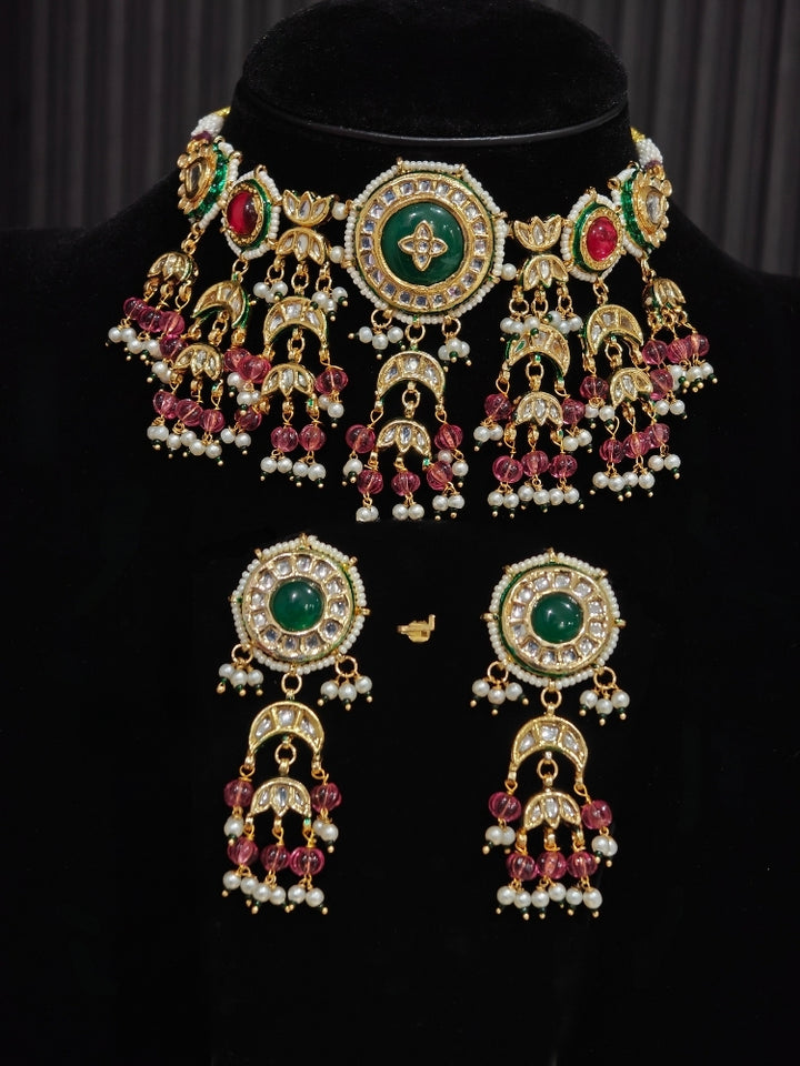 Sukanya Necklace Set (Green)