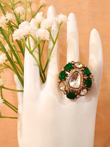 Green Adhira Ring