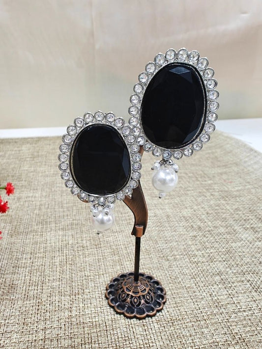 Pamela Black Earrings