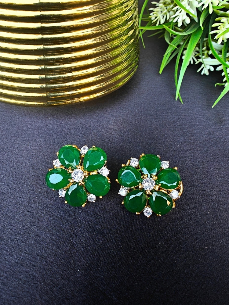 Juniper Dark Green Earrings