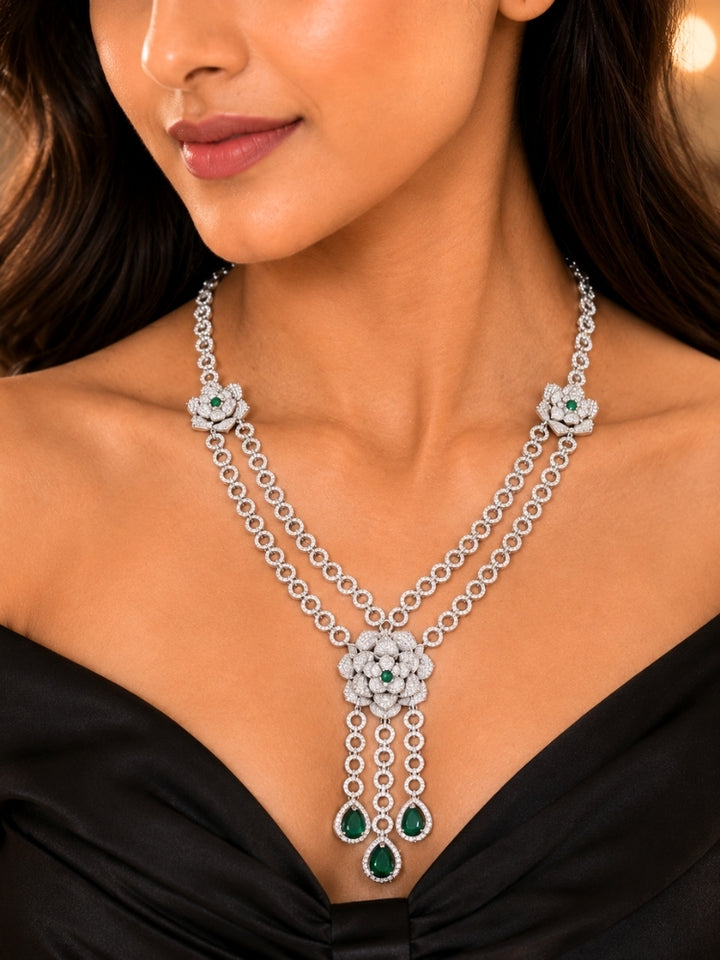 Orielle Zirconia Necklace Set
