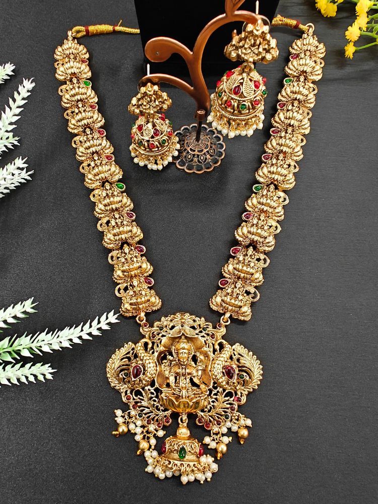 Vibhuti Temple Necklace Set