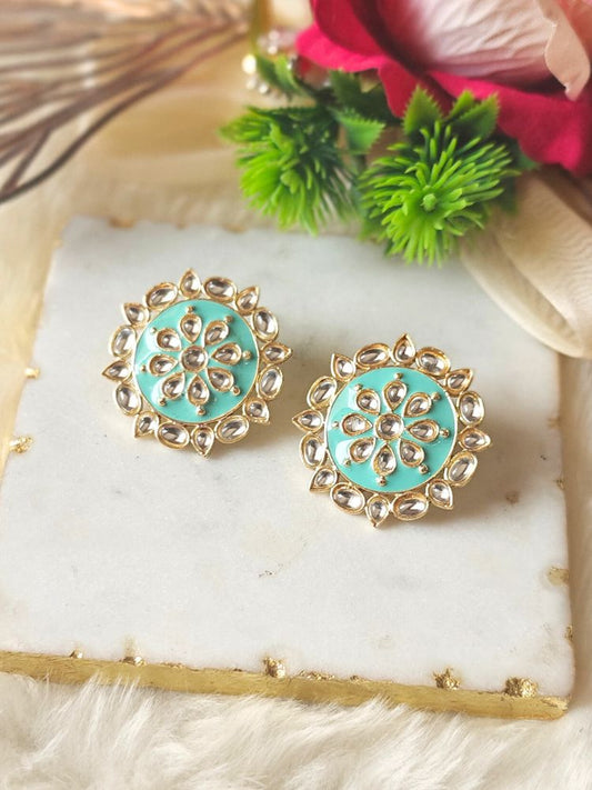 Audrey Sea Green Earrings