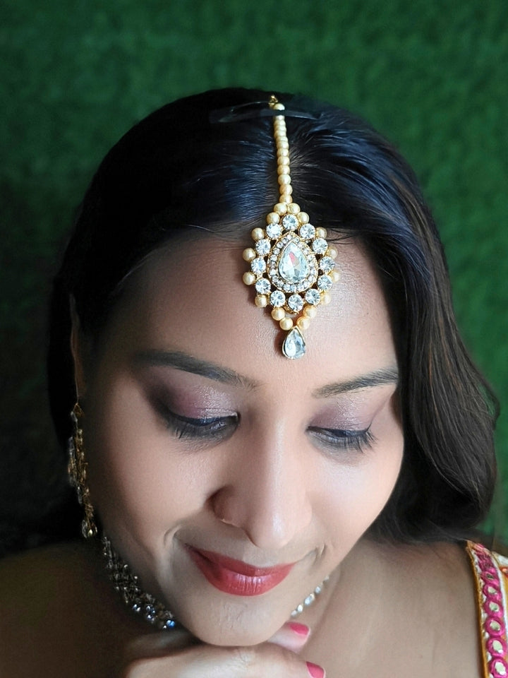 Jayshree Champagne Necklace Set