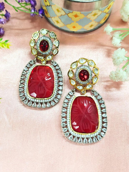 Red Fiona Earrings