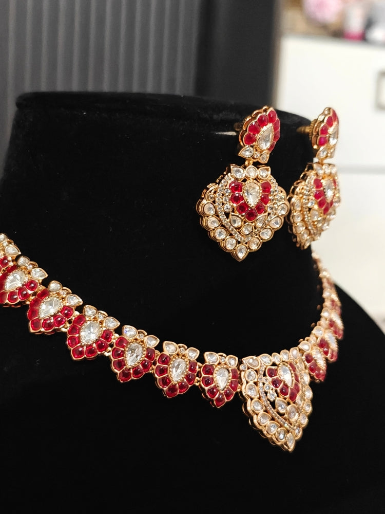 Amira Polki Necklace Set