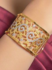 Alisha 12 Gold-Silver Bracelet (Adjustable)