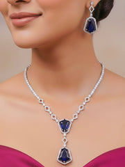 Angela CS Blue Necklace Set