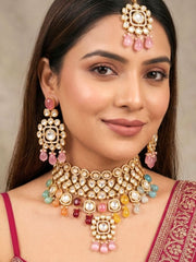 Arohana Polki Multi-Color Necklace Set