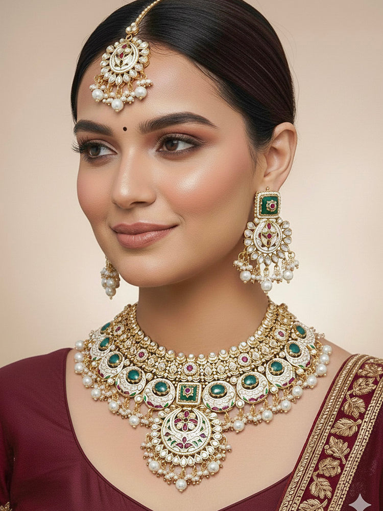 Bhagyashree Heritage Necklace Set