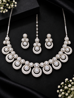Genevieve Zirconia Necklace Set