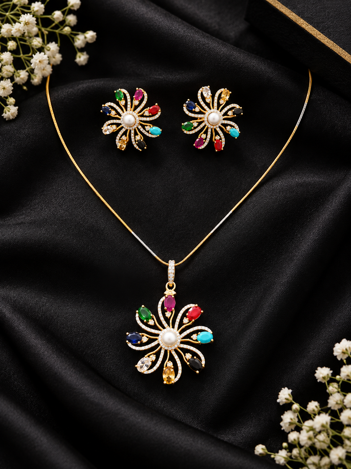 Rambha CS Pendant Set