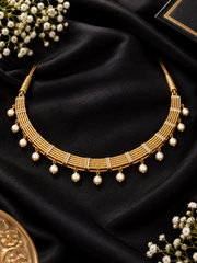 Zarvya Gold Necklace Set