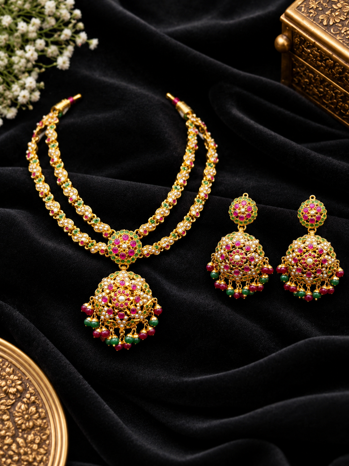 Rajvanshi Jadau Necklace Set