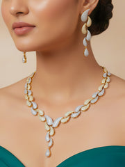 Comet Zirconia Necklace Set