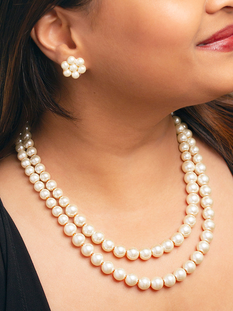 Doris Pearl Necklace Set