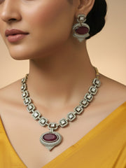 Elantra Zirconia Necklace Set
